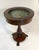 Antique Rosewood Pedestal plant holder from the 1850’s - 1860’s. Features round top with removable copper insert for...