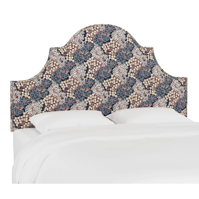 Halsted Headboard in Navy Blush Loiret, King For Sale In Chicago - Image 6 of 6
