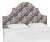 Halsted Headboard in Navy Blush Loiret, King For Sale In Chicago - Image 6 of 6