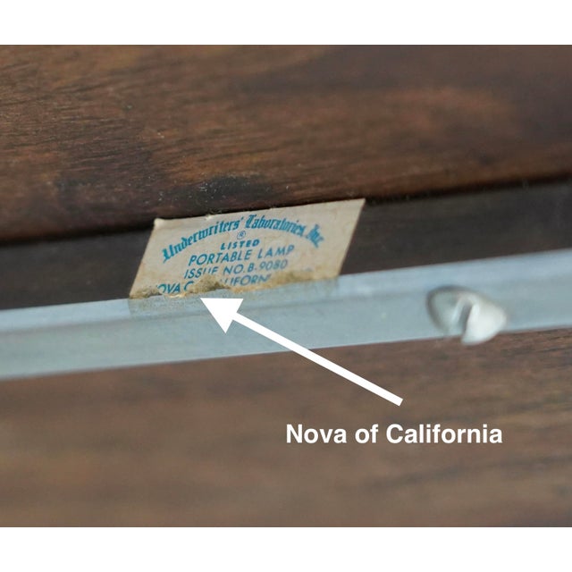 1960s Mid Century Modern Petite Chrome Arc Floor Lamp by Nova of Califonia For Sale - Image 10 of 12