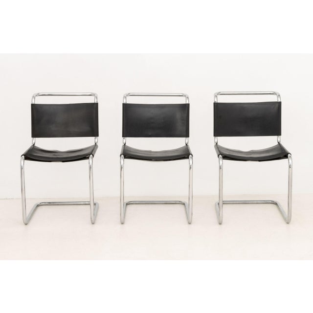 Metal Mies Van Der Rohe for Knoll Mr10 Cantilever Chairs, 6 For Sale - Image 7 of 16
