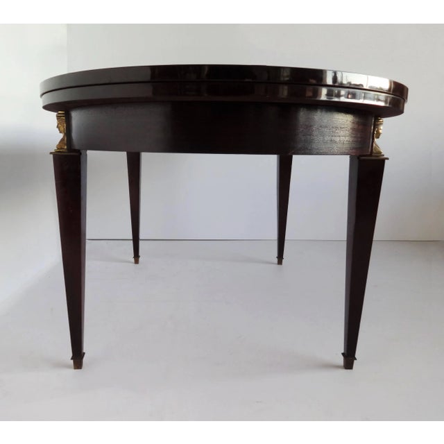 French Modern Empire Style Rosewood Dining Table For Sale In Dallas - Image 6 of 9