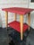 Brown Mid-Century Modern Red Rolling Bar Cart, 1960s For Sale - Image 8 of 8