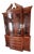1970s Georgian-Style Breakfront China Cabinet For Sale