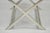 Modern Late 20th Century Modern Chrome Frame X-Form Metal Curule Stool With Cowhide Upholstery For Sale - Image 3 of 7