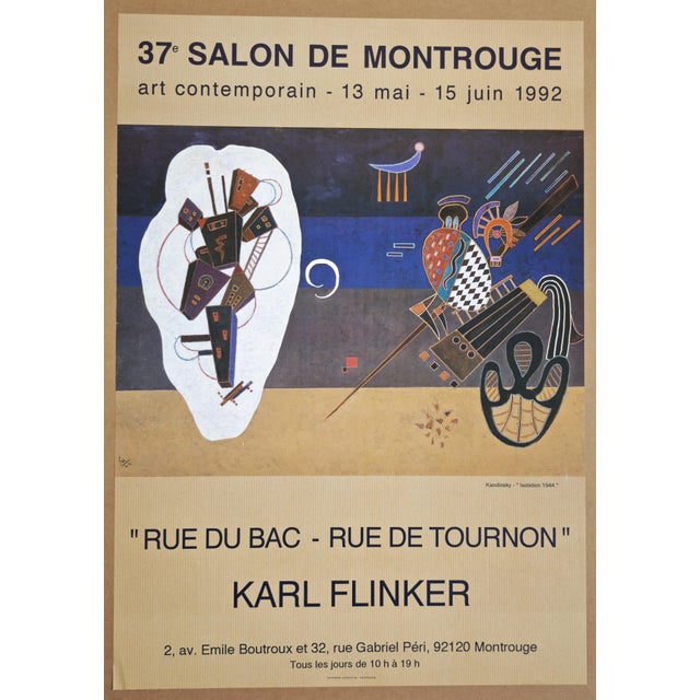 Original Galerie Flinker Poster by Kandinsky, 1992 For Sale - Image 3 of 3