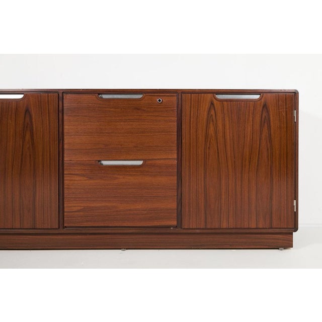 Brown Danish Sideboard-Cabinet from Sibast Mobler For Sale - Image 8 of 12