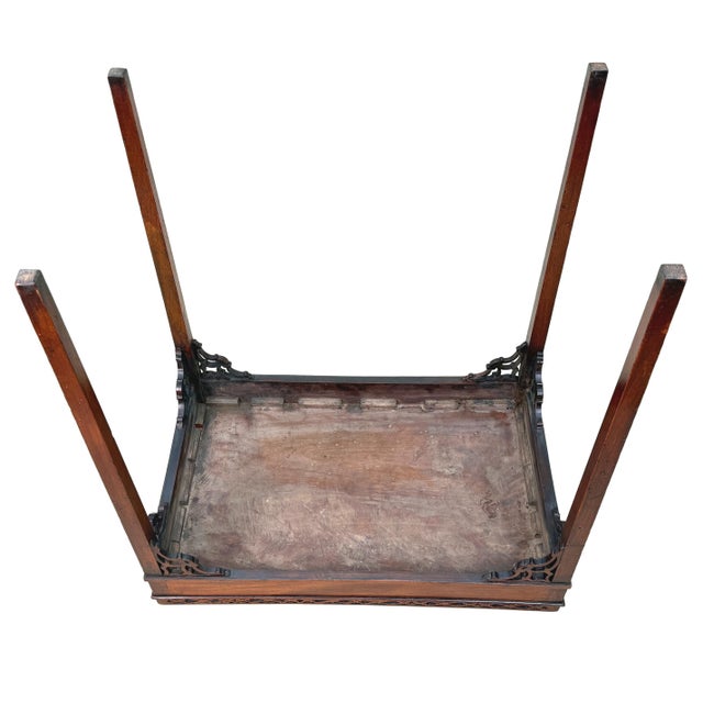 Georgian Central Standing Mahogany Silver Table, 1760 For Sale - Image 9 of 13
