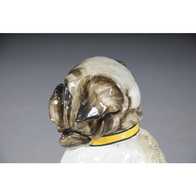 Ceramic Pug Dog Figurine, England, 20th Century For Sale - Image 17 of 18