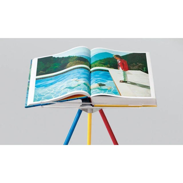 TASCHEN Autographed David Hockney "A Bigger Book" Painting Collection with Book Stand Collector's Edition For Sale - Image 4 of 13