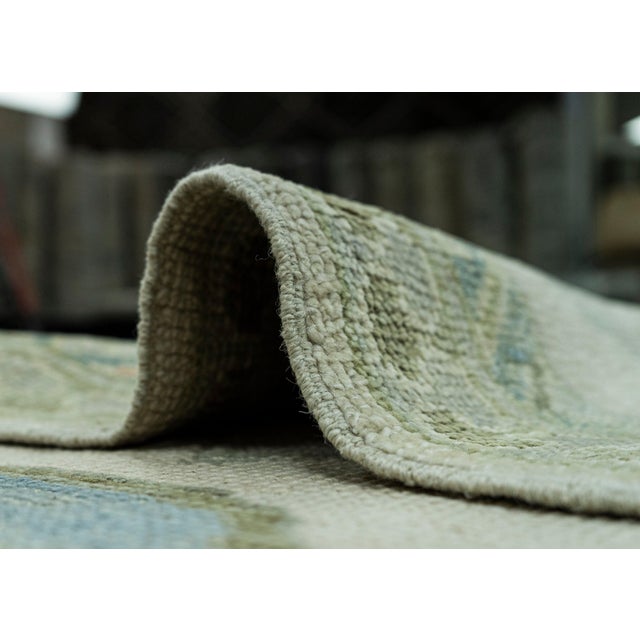 Textile Turkish Oushak Rug 2'9" x 12'4" #19114 For Sale - Image 7 of 8