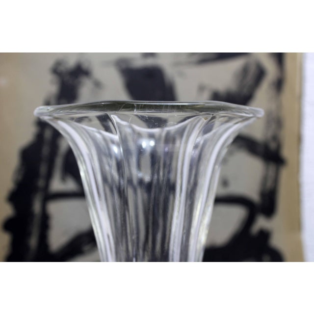 Glass Art Deco Vase in Glass, 1930s For Sale - Image 7 of 11