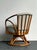 Vintage 1950s Heywood Wakefield Bent Rattan Swivel Chair For Sale - Image 12 of 12