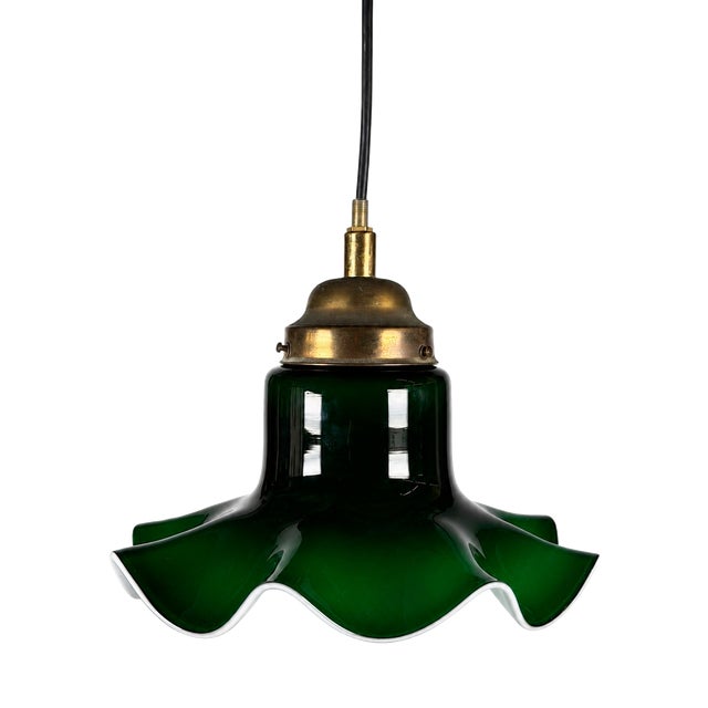 Space Age Ceiling Lamp in Glass from Peill & Putzler, Germany, 1960s For Sale