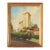 1935 French Chateau Painting For Sale