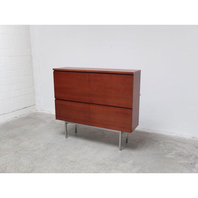 Brown Minimalist Bar Cabinet from Meubelfabriek Aurora, 1960s For Sale - Image 8 of 18