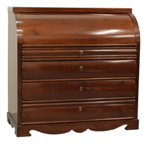 Biedermeier Cylinder Secretaire, 1870