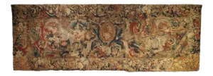 Antique French Beauvais Tapestry From the Late 17th Century