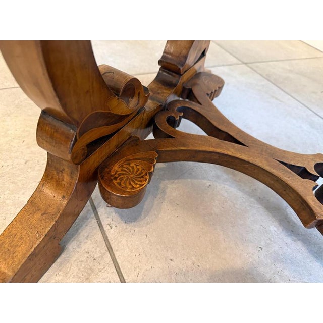 Antique Biedermeier Desk with Drawer For Sale - Image 6 of 18