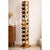 Mid-Century Modern Vintage 70s Mid-Century Modern Wood Wine Rack 11 Bottle Tall Floor Standing 62” For Sale - Image 3 of 8