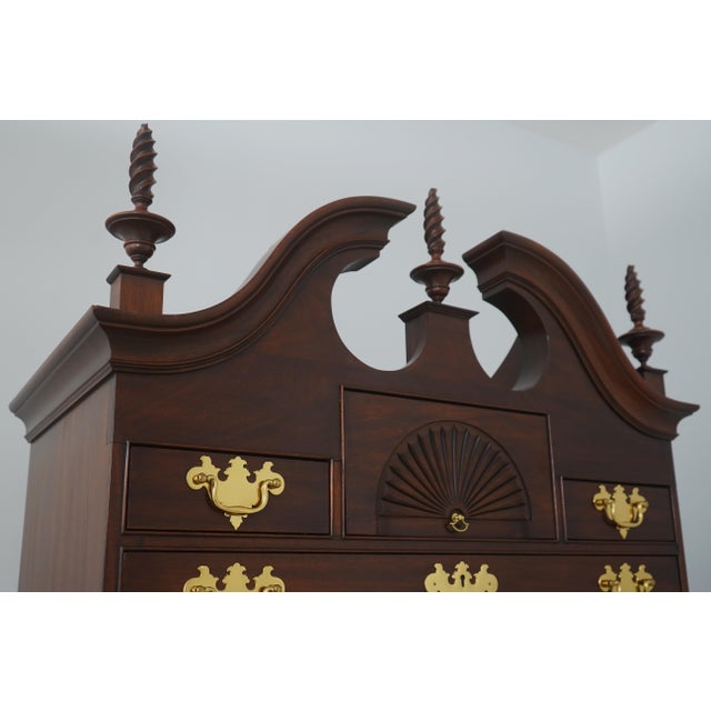 Henkel Harris Mahogany Spnea Tall Highboy For Sale In Philadelphia - Image 6 of 18