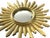Gold Convex Sunburst Mirror in Gold Resin For Sale - Image 8 of 10