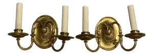 1920s Caldwell Double Light Sconces - a Pair