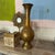 Vintage Handcrafted Brass Vase For Sale In Houston - Image 6 of 6