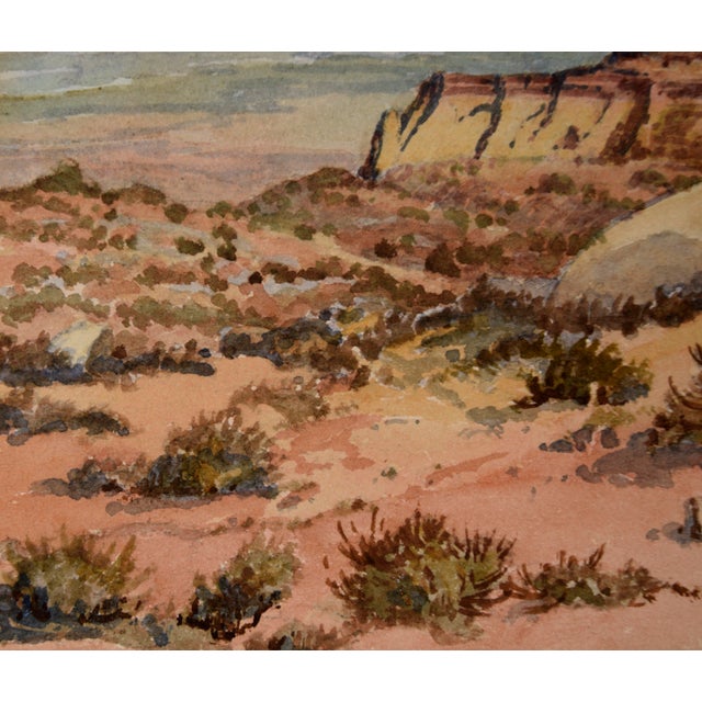 "Monument Valley Arizona" - Desert Landscape by Albert DeRome For Sale In Monterey, CA - Image 6 of 9