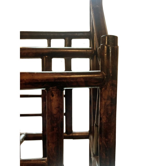 Late 19th Century Bamboo Magazine Table For Sale - Image 4 of 6
