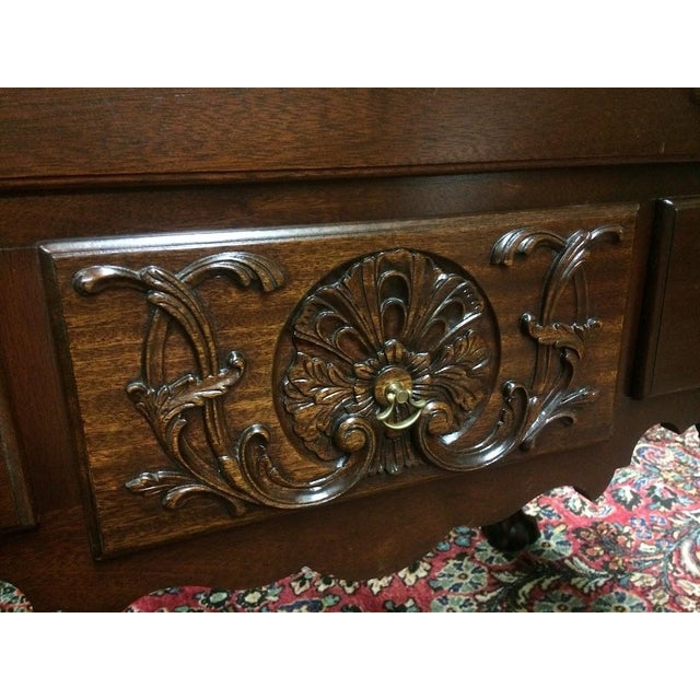 Traditional Vintage Lowboy Chest, Hickory Chair Furniture, James River Plantation For Sale - Image 3 of 11