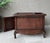 Burnt Umber Mid 20th-Century French Country-Style Mahogany Chairside/Bedside Cabinet & Media Storage Table For Sale - Image 8 of 18