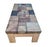 Mixed Slate & Oak Coffee Table from Van Bennekom, Netherlands, 1970s For Sale - Image 10 of 13
