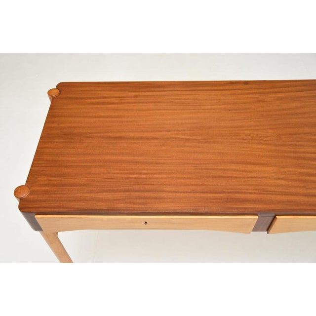 Vintage Swedish Walnut Desk by Bertil Fridhagen for Bodafors, 1960s For Sale - Image 6 of 11