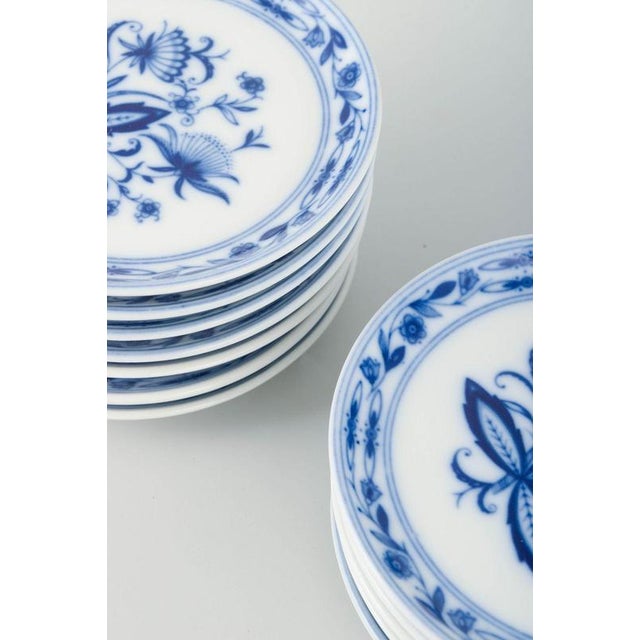 Small Plates with Floral Motif from J. Kronester, Germany, Set of 12 For Sale - Image 3 of 5