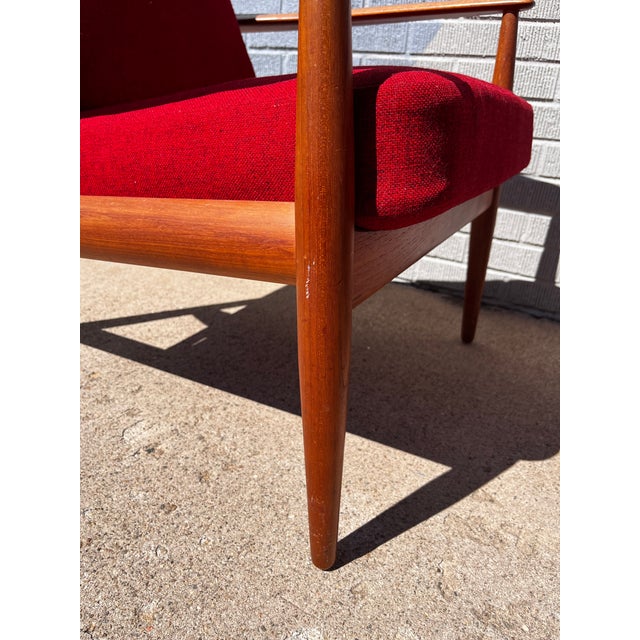 Grete Jalk for France & Son Teak Lounge Chairs, Pair, Denmark, 1960s For Sale - Image 11 of 12