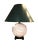 Vintage Coy Fish Relief Lamp With Green Shade For Sale In New York - Image 6 of 10