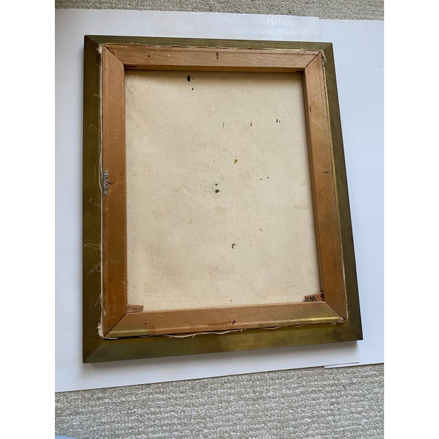 Vintage Original Oil Painting Still Life For Sale - Image 10 of 11