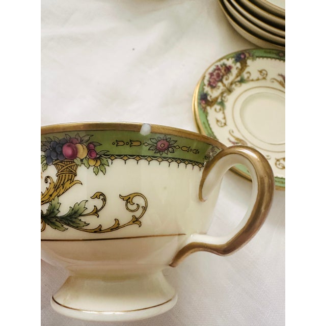 Vintage Black Knight "Hathaway" 34 Piece China Set For Sale - Image 11 of 11