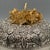 A richly hand-engraved bonbonniere crowned with an intricate gold-plated floral arrangement. The body is covered in dense...
