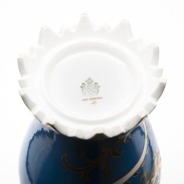 Porcelain Dragon Vase by Heinz Schaubach for Schaubach Kunst, 1920s-1930s For Sale - Image 9 of 13