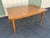 Brown 1990s Solid Cherry Farmhouse Kitchen Dining Table For Sale - Image 8 of 12