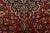 Kashan Rug 10′ X 13’5” Red Wool Vintage Traditional Hand-Knotted Carpet For Sale - Image 10 of 15