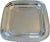 English 1970s Silver Plate 8" Square Footed Tray For Sale - Image 3 of 5