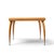 Mid 20th Century Gio Ponti Style Mid Century Italian Walnut and Brass Expanding Dining Table With 2 Leaves For Sale - Image 5 of 13