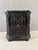 Antique French Decorative Fireplace Insert with Ornate Cast Iron in Black, 1900s For Sale - Image 6 of 9