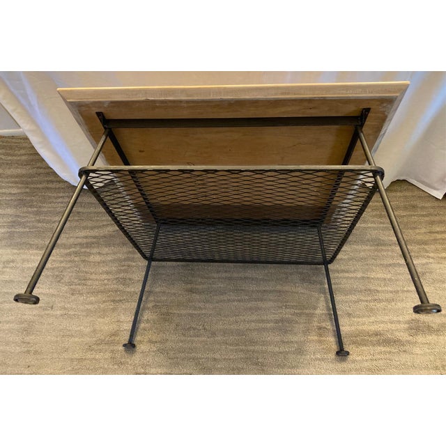 Woodard Attributed Indoor/Outdoor Patio Table (Coffee/End) For Sale - Image 4 of 11