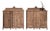 Rare Top Quality Pair of Louis XV Oak Buffets Belgium Late 19th Century For Sale