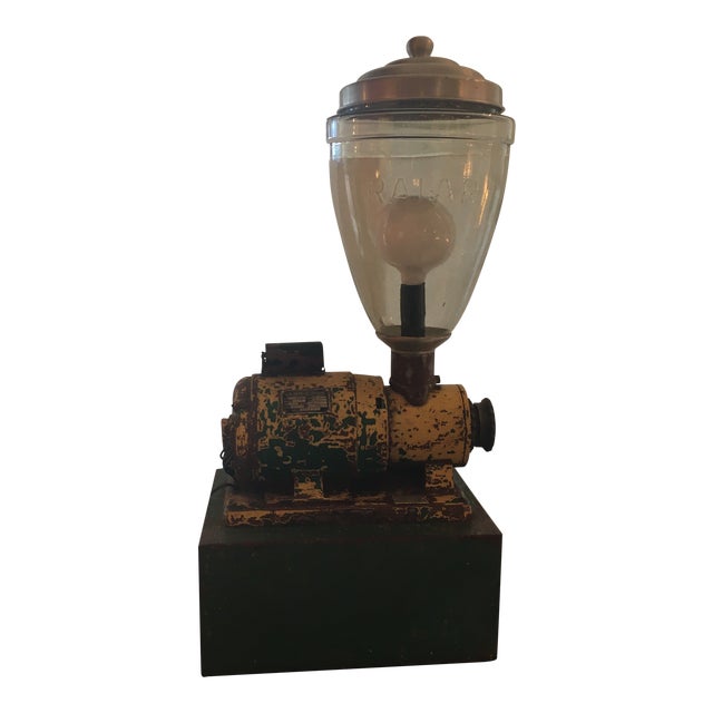 Antique Repurposed Coffee Grinder Lamp Chairish