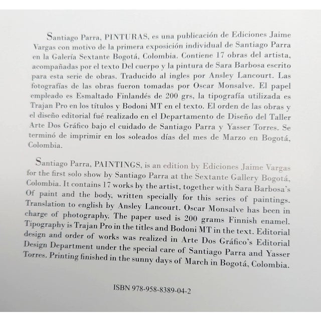 2010 Santiago Parra Exhibition Catalogue For Sale - Image 12 of 12